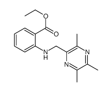 ethyl 2-[(3,5,6-trimethylpyrazin-2-yl)methylamino]benzoate Structure