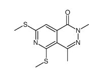 2,4-dimethyl-5,7-bis(methylsulfanyl)pyrido[3,4-d]pyridazin-1-one Structure