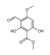 methyl 3-formyl-2,6-dihydroxy-4-methoxybenzoate Structure