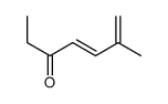 6-methylhepta-4,6-dien-3-one结构式