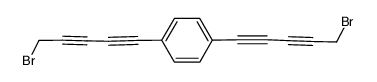 1,4-bis-(5-bromo-1,3-pentadiynyl)benzene结构式