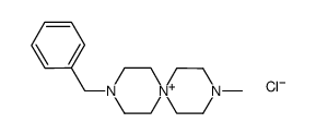 3-methyl-9-benzyl-3,6,9-triazaspiro[5.5]undecane chloride Structure