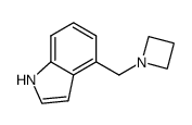 4-(azetidin-1-ylmethyl)-1H-indole结构式