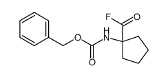 benzyl 1-(fluorocarbonyl)cyclopentylcarbamate Structure