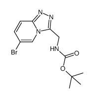 tert-butyl (6-bromo-[1,2,4]triazolo[4,3-a]pyridin-3-yl)methylcarbamate Structure