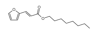 octyl 3-(furan-2-yl)acrylate结构式
