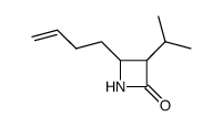 2-Azetidinone,4-(3-butenyl)-3-(1-methylethyl)-(9CI)结构式