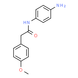 N-(4-Aminophenyl)-2-(4-methoxyphenyl)acetamide structure