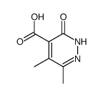 5,6-dimethyl-3-oxo-2,3-dihydro-pyridazine-4-carboxylic acid Structure