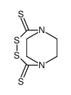 3,4-dithia-1,6-diazabicyclo[4.2.2]decane-2,5-dithione Structure