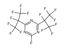 perfluoro-2,4-diisopropyl-s-triazine结构式