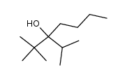 3-isopropyl-2,2-dimethyl-heptan-3-ol结构式