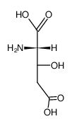 β-Hydroxy-glutamin-saeure结构式