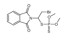 2-[2-Bromo-1-[(dimethoxyphosphinothioyl)thio]ethyl]-2H-isoindole-1,3-dione结构式