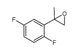 2-(2,5-difluorophenyl)-2-methyloxirane Structure