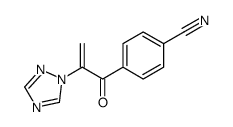 4-[2-(1,2,4-triazol-1-yl)prop-2-enoyl]benzonitrile Structure