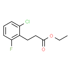 ETHYL3-(2CHLORO-6-FLUOROPHENYL)PROPANOATE Structure