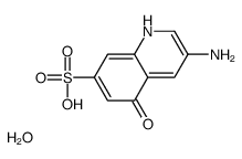 3-amino-5-oxo-1H-quinoline-7-sulfonic acid,hydrate Structure