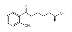 6-(2-methylphenyl)-6-oxohexanoic acid structure