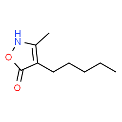 5(2H)-Isoxazolone,3-methyl-4-pentyl-(9CI) structure