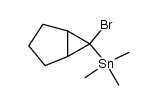 6-bromo-6-(trimethylstannyl)bicyclo<3.1.0>hexane结构式