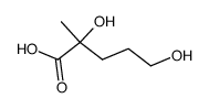 2,5-dihydroxy-2-methylpentanoic acid Structure