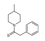 Piperidine,4-methyl-1-(2-phenyl-1-thioxoethyl)- (9CI) structure