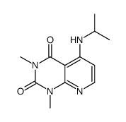 1,3-dimethyl-5-(propan-2-ylamino)pyrido[2,3-d]pyrimidine-2,4-dione Structure