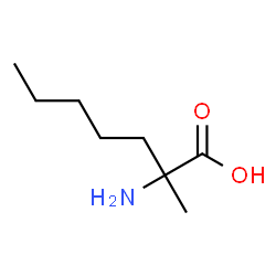 Heptanoic acid, 2-amino-2-methyl-, (2R)- (9CI) Structure