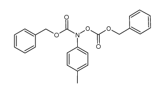 benzyl N-4-tolyl-N-(benzoxycarbonyloxy)carbamate Structure