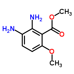 Methyl 2,3-diamino-6-methoxybenzoate Structure