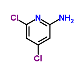 4,6-Dichloro-2-pyridinamine structure