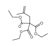 triethyl 3-butene-3-methyl-1,1,1-tricarboxylate结构式