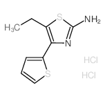 5-Ethyl-4-thiophen-2-yl-thiazol-2-ylamine dihydrochloride结构式