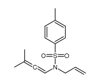 N-allyl-4-methyl-N-(3-methylbuta-1,2-dienyl)benzenesulfonamide结构式