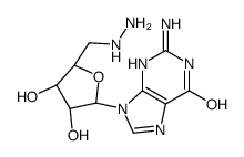 5'-Deoxy-5'-hydrazinoguanosine结构式