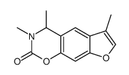 3,4,6-trimethyl-4H-furo[3,2-g][1,3]benzoxazin-2-one Structure