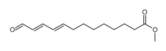 methyl 13-oxotrideca-9,11-dienoate结构式