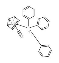 carbon monoxide,cobalt,cyclopenta-1,3-diene,triphenylphosphanium Structure