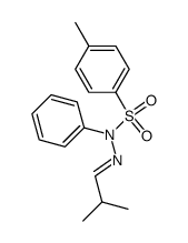 4-methyl-N'-(2-methylpropylidene)-N-phenylbenzenesulfonohydrazide Structure