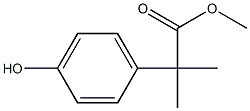 methyl 2-(4-hydroxyphenyl)-2-methylpropanoate Structure