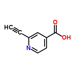 2-Ethynyl-isonicotinic acid structure