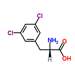 3,5-Dichloro-D-Phenylalanine结构式