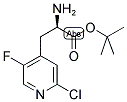 (R)-3-(2'-CHLORO-5'-FLUOROPYRIDYL-4')ALANINE T-BUTYL ESTER Structure