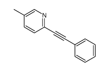 5-Methyl-2-(phenylethynyl)pyridine Structure