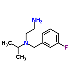 N-(3-Fluorobenzyl)-N-isopropyl-1,2-ethanediamine结构式