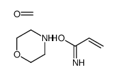 formaldehyde,morpholine,prop-2-enamide结构式