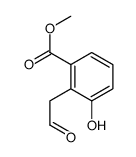 Methyl 3-hydroxy-2-(2-oxoethyl)benzoate Structure