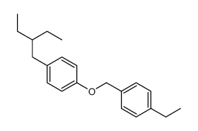 1-ethyl-4-[[4-(2-ethylbutyl)phenoxy]methyl]benzene结构式