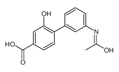 4-(3-acetamidophenyl)-3-hydroxybenzoic acid Structure